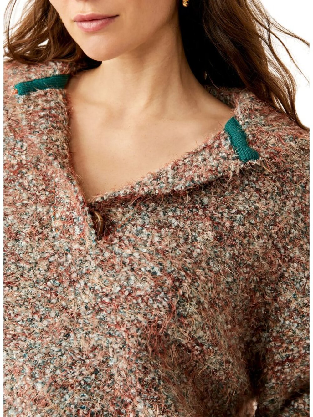 FREE PEOPLE Stella Marled Sweater - Picture 3 of 8